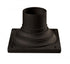 Z-Lite Pier Mounts Light Outdoor Posts + Hardware in Black Finish Model: 533PM-BK
