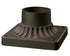 Z-Lite Pier Mounts Light Outdoor Posts + Hardware in Black Finish Model: PM-BK