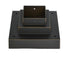 Z-Lite Pier Mounts Light Outdoor Posts + Hardware in Black Finish Model: SQPM-BK
