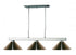 Z-Lite Players 3 Light Billiard in Brushed Nickel Finish Model: 152BN-MBN