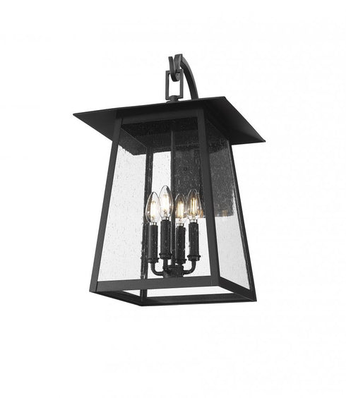 Z-Lite Rainer 4 Light Outdoor Wall Light in Black Finish Model: 5015B-BK