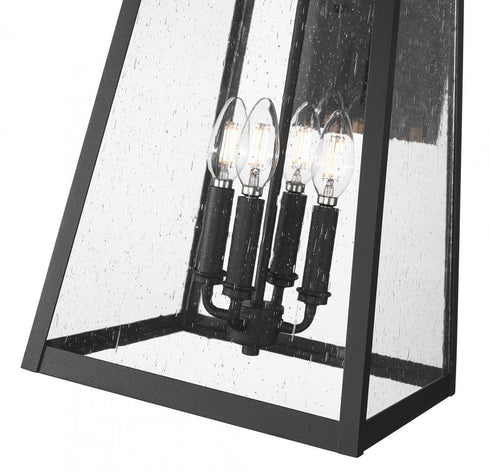 Z-Lite Rainer 4 Light Outdoor Wall Light in Black Finish Model: 5015B-BK