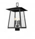 Z-Lite Rainer 5 Light Outdoor Post Mount Fixture in Black Finish Model: 5015PHXLS-BK