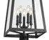 Z-Lite Rainer 5 Light Outdoor Post Mounted Fixture in Black Finish Model: 5015PHXLR-519P-BK