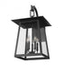 Z-Lite Rainer 5 Light Outdoor Wall Light in Black Finish Model: 5015XL-BK