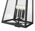 Z-Lite Rainer 6 Light Outdoor Post Mount Fixture in Black Finish Model: 5015PHXXLS-BK