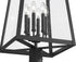 Z-Lite Rainer 6 Light Outdoor Post Mounted Fixture in Black Finish Model: 5015PHXXLR-511P-BK