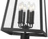 Z-Lite Rainer 6 Light Outdoor Post Mounted Fixture in Black Finish Model: 5015PHXXLR-564P-BK