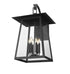Z-Lite Rainer 6 Light Outdoor Wall Light in Black Finish Model: 5015XXL-BK
