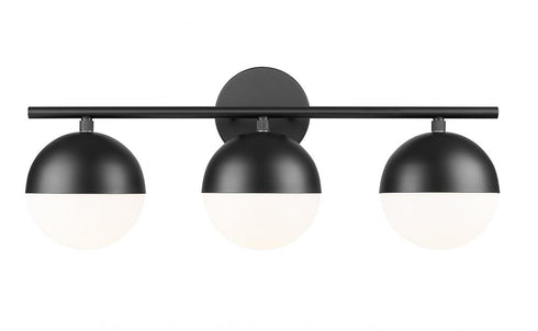 Z-Lite Realm Sphere 3 Light Vanity in Brushed Nickel Finish Model: 7517-3V-BN