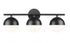 Z-Lite Realm Sphere 3 Light Vanity in Brushed Nickel Finish Model: 7517-3V-BN