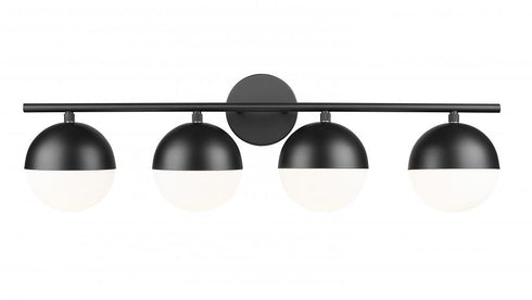 Z-Lite Realm Sphere 4 Light Vanity in Brushed Nickel Finish Model: 7517-4V-BN