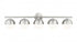 Z-Lite Realm Sphere 5 Light Vanity in Brushed Nickel Finish Model: 7517-5V-BN