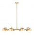 Z-Lite Realm Sphere 8 Light Chandelier in Brushed Nickel Finish Model: 7517-8BN