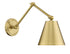 Z-Lite Regent 1 Light Wall Sconce in Brushed Nickel Finish Model: 347S-BN