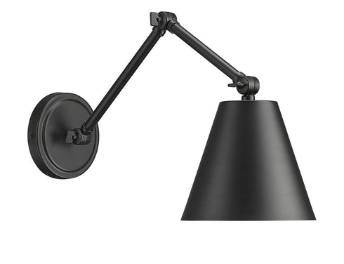Z-Lite Regent 1 Light Wall Sconce in Brushed Nickel Finish Model: 347S-BN