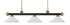 Z-Lite Riviera 3 Light Billiard in Bronze Finish Model: 200-3BRZ-AGM14