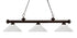 Z-Lite Riviera 3 Light Billiard in Bronze Finish Model: 200-3BRZ-AGM14