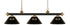 Z-Lite Riviera 3 Light Billiard in Bronze Finish Model: 200-3BRZ-ARDB