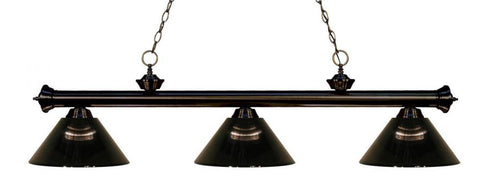 Z-Lite Riviera 3 Light Billiard in Bronze Finish Model: 200-3BRZ-ARDB