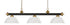 Z-Lite Riviera 3 Light Billiard in Bronze Finish Model: 200-3BRZ-DGM14
