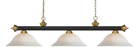 Z-Lite Riviera 3 Light Billiard in Bronze Finish Model: 200-3BRZ-GM16
