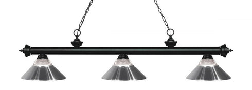 Z-Lite Riviera 3 Light Billiard in Bronze Finish Model: 200-3BRZ-RMB