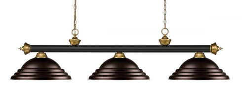Z-Lite Riviera 3 Light Billiard in Bronze Finish Model: 200-3BRZ-SBRZ