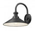 Z-Lite RLM 1 Light Outdoor Wall Light in Sand Black Finish Model: 5021M-BK