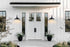 Z-Lite RLM 1 Light Outdoor Wall Light in Sand Black Finish Model: 5024M-BK