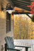 Z-Lite RLM 1 Light Outdoor Wall Light in Sand Black Finish Model: 5026B-BK