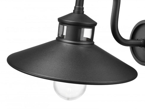 Z-Lite RLM 1 Light Outdoor Wall Light in Sand Black Finish Model: 5027M-BK