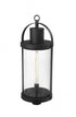 Z-Lite Roundhouse 1 Light Outdoor Post Mount Fixture in Black Finish Model: 569PHXL-BK