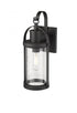 Z-Lite Roundhouse 1 Light Outdoor Wall Light in Black Finish Model: 569S-BK
