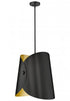 Z-Lite Salone 1 Light Pendant in Matte Black Finish Model: 1951P18-MB