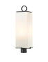 Z-Lite Sana 3 Light Outdoor Post Mount Fixture in Black Finish Model: 592PHBR-BK