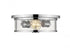 Z-Lite Savannah 2 Light Flush Mount in Brushed Nickel Finish Model: 412F14