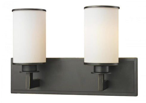 Z-Lite Savannah 2 Light Vanity in Brushed Nickel Finish Model: 412-2V