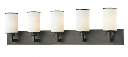 Z-Lite Savannah 5 Light Vanity in Olde Bronze Finish Model: 413-5V
