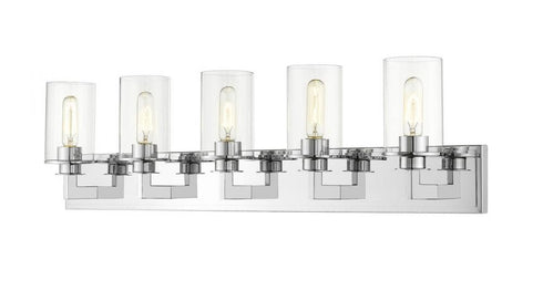 Z-Lite Savannah 5 Light Vanity in Olde Bronze Finish Model: 413-5V