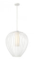 Z-Lite Savanti 1 Light Pendant in Matte Black Finish Model: 7507-22MB