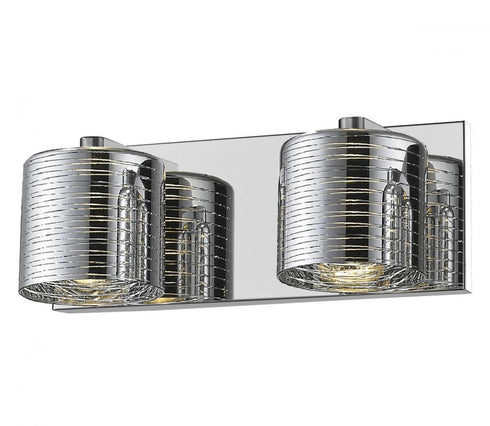 Z-Lite Sempter 2 Light Vanity in Chrome Finish Model: 911-2V-LED