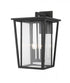 Z-Lite Seoul 3 Light Outdoor Wall Light in Black Finish Model: 571XL-BK