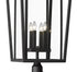 Z-Lite Seoul 4 Light Outdoor Post Mounted Fixture in Black Finish Model: 571PHXXLR-564P-BK