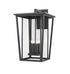 Z-Lite Seoul 4 Light Outdoor Wall Light in Black Finish Model: 571XXL-BK