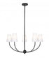 Z-Lite Shannon 5 Light Chandelier in Brushed Nickel Finish Model: 3040-32BN