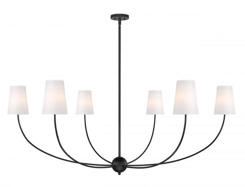 Z-Lite Shannon 6 Light Chandelier in Brushed Nickel Finish Model: 3040-62BN