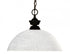 Z-Lite Shark 1 Light Pendant in Brushed Nickel Finish Model: 100701BN-DMO14
