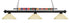 Z-Lite Shark 3 Light Billiard in Brushed Nickel Finish Model: 170BN-AGM14
