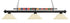 Z-Lite Shark 3 Light Billiard in Brushed Nickel Finish Model: 170BN-GM16
